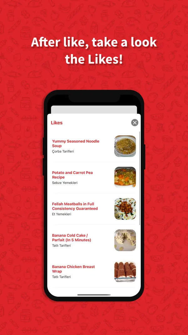 Saved chicken and soup recipes in the What Cook Today app, answering what to cook with chicken